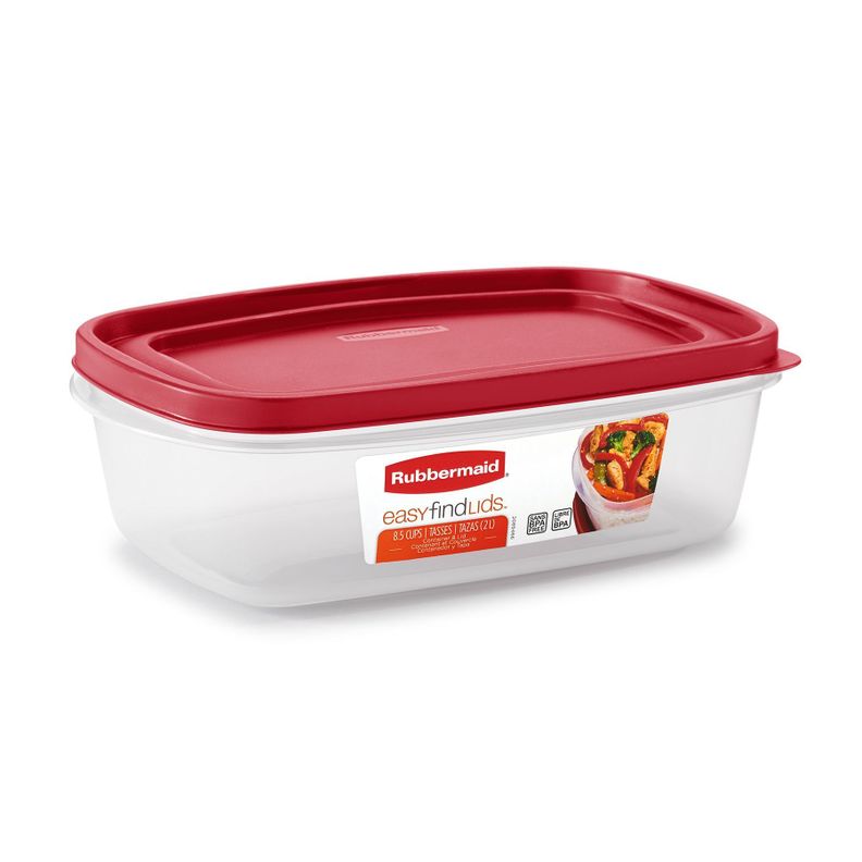 4 Contenedores Herméticos 2 Lt Easy Find Lids Rubbermaid-0