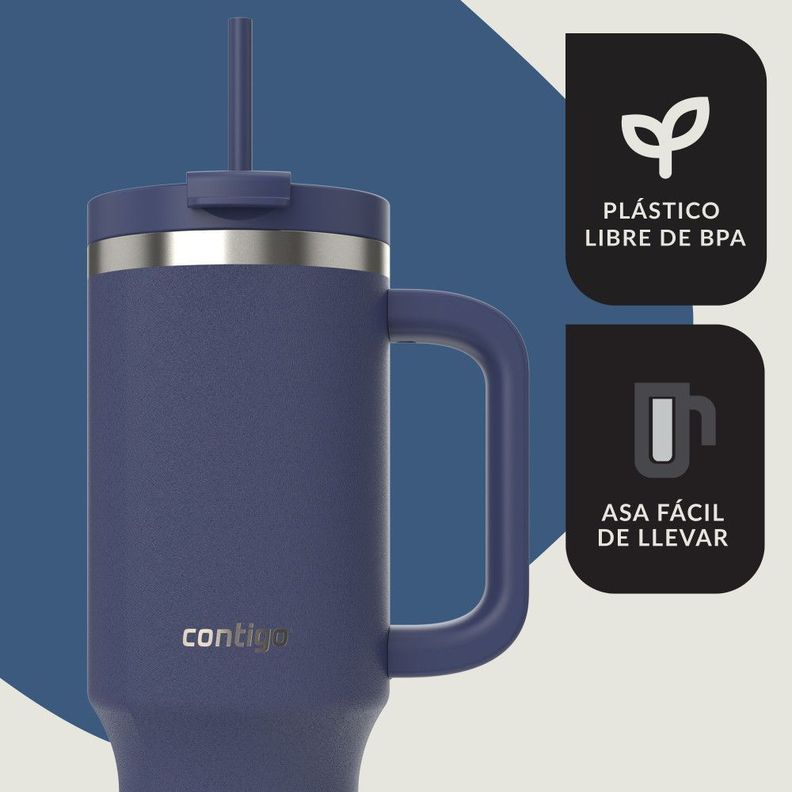 Botella Contigo® Streeterville leak-proof 1.18 Lt Azul-6