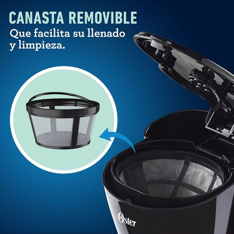 Cafetera Oster® de 5 tazas con filtro permanente BVSTDC05-3