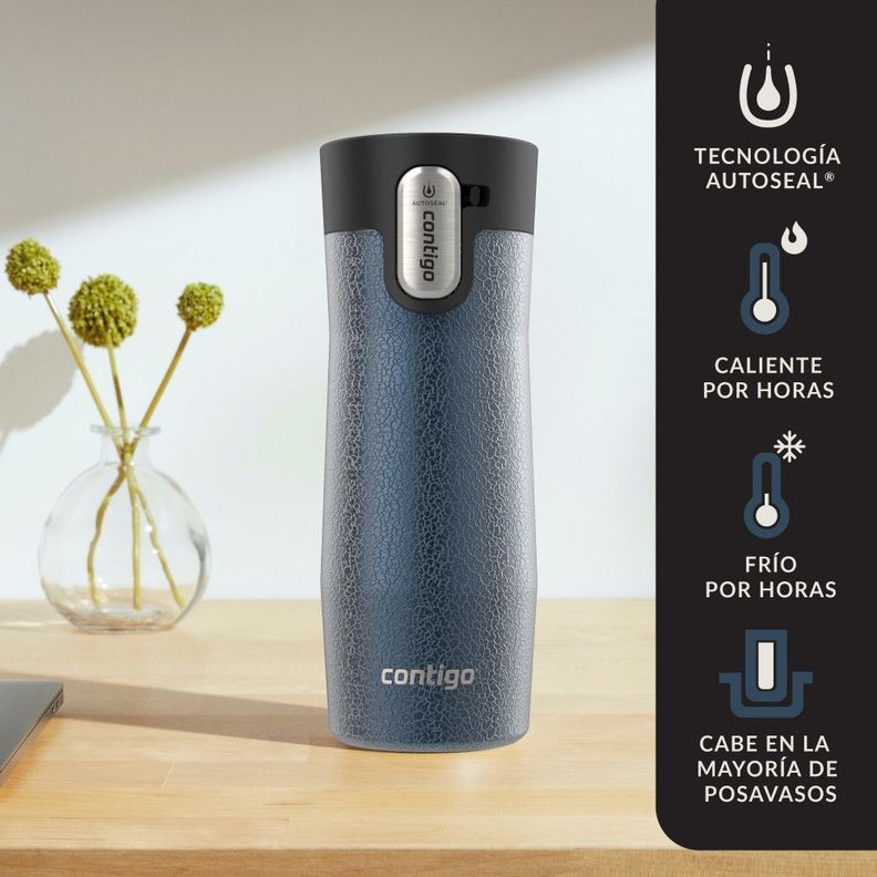 Vaso Térmico West Loop Azul AUTOSEAL ® Contigo® 473 ml-5
