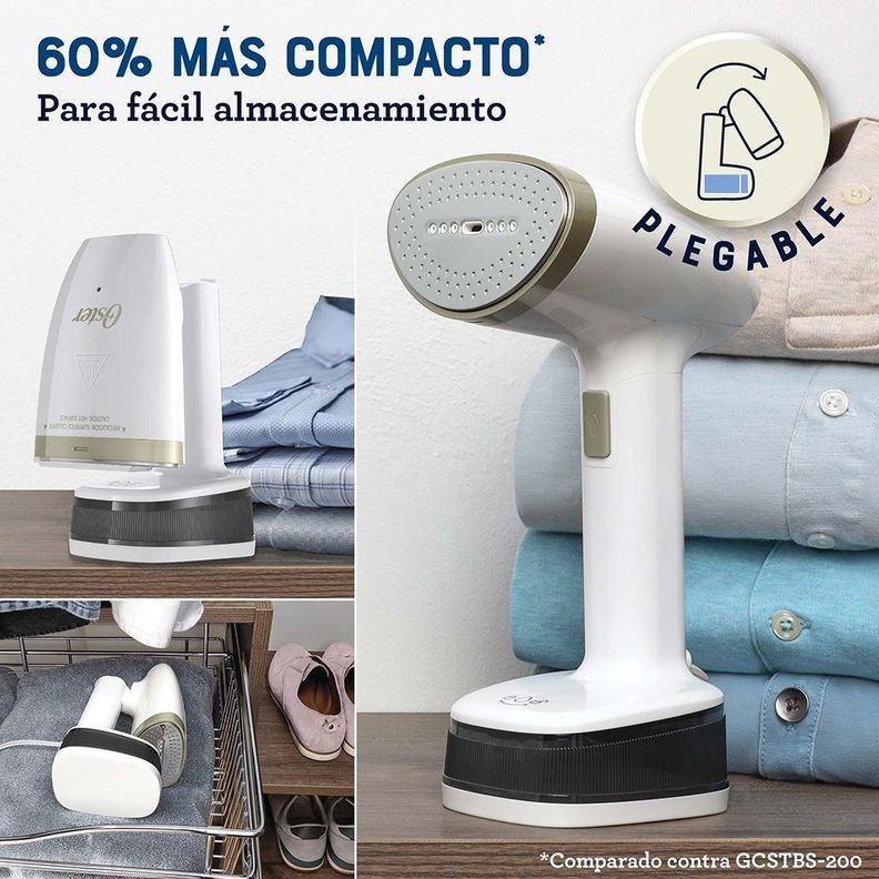 Plancha a vapor vertical de mano plegable Oster® Blanco GCSTFS200-1
