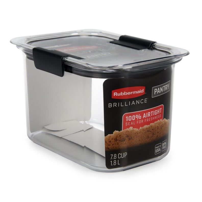 Contenedor de Alimentos Hermético para Despensa Rubbermaid Brilliance 1.8 Lt-1