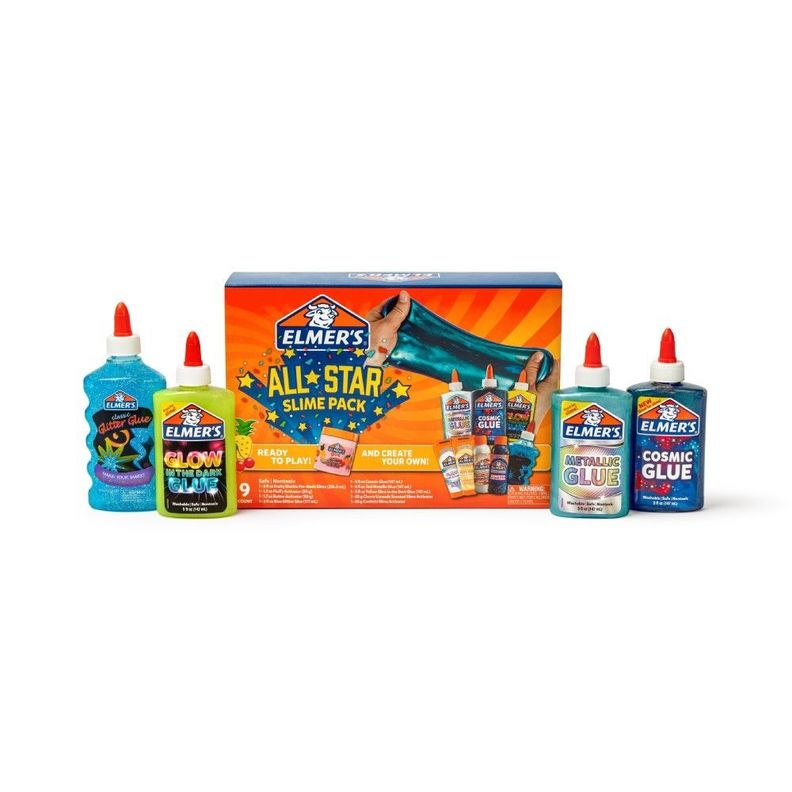 Kit Slime All Star Elmer's 9 Piezas-1