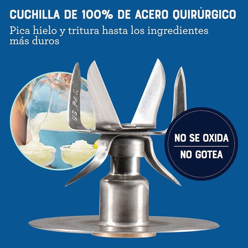 Licuadora Oster® Reversible 3 Velocidades + Pulso Blstpegcrt-5