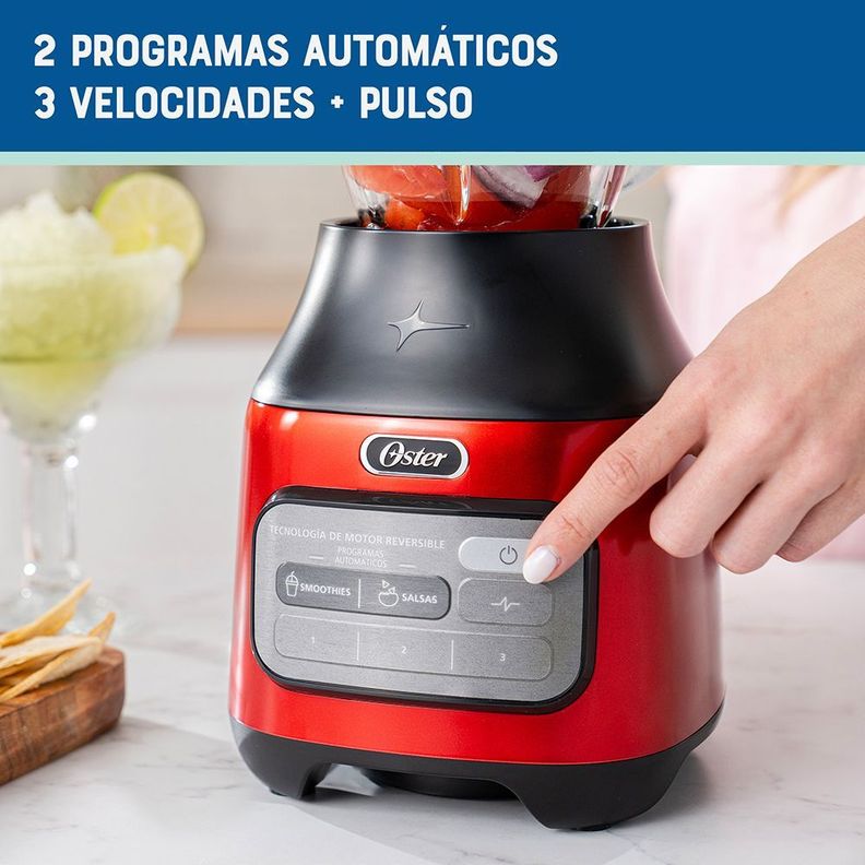 Licuadora Oster® Reversible 3 Velocidades + Pulso Blstpegcrt-1