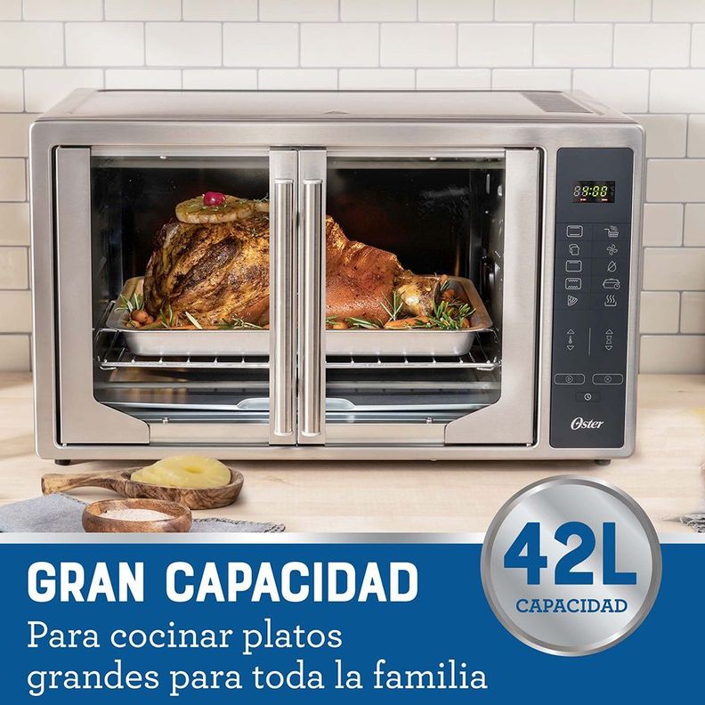 Horno Digital freidora de aire 42 Lt y Puertas Francesas TSSTTVFDDAFNS-1
