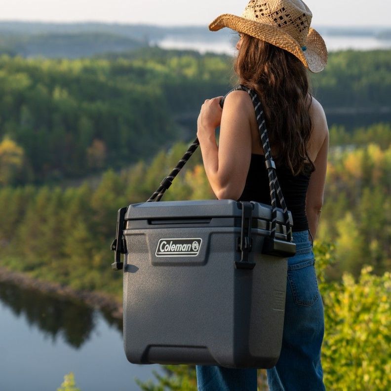 Cooler Coleman Convoy 28 Qt / 26 Lt Gris-6
