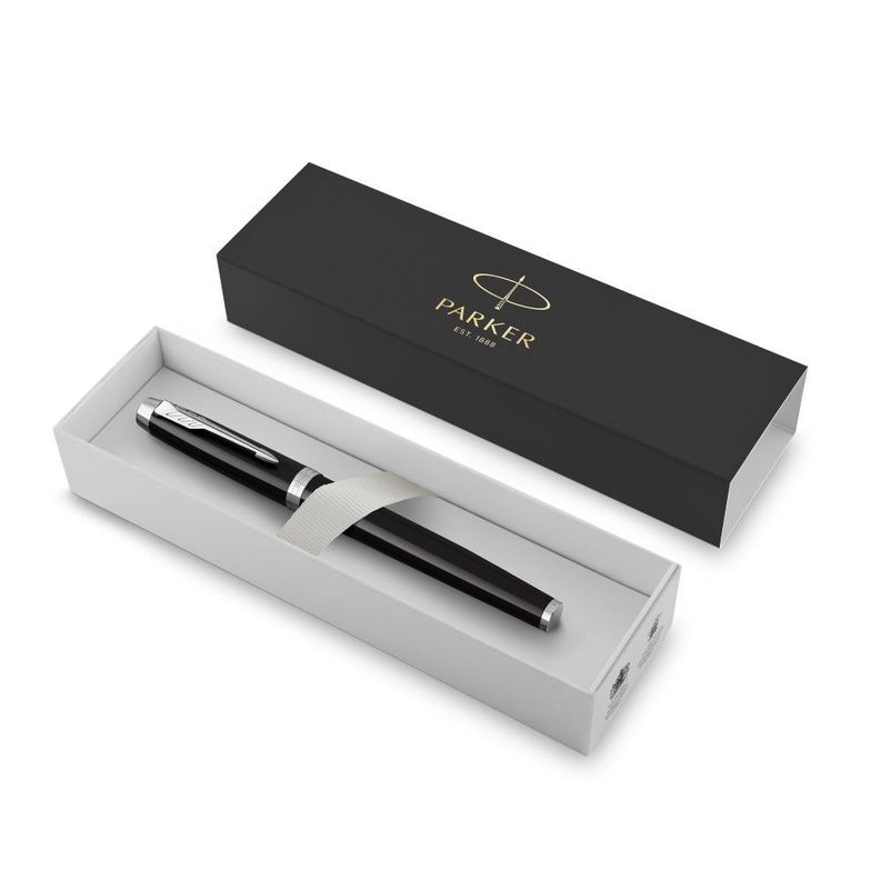 Pluma Fuente IM Parker Negro Lacado-3