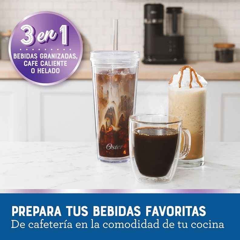 Cafetera Frappé Oster® Con Licuadora Bvstdc03b-2