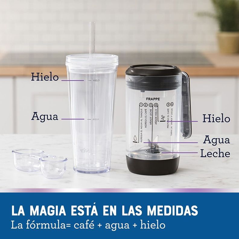 Cafetera Frappé Oster® Con Licuadora Bvstdc03b-6