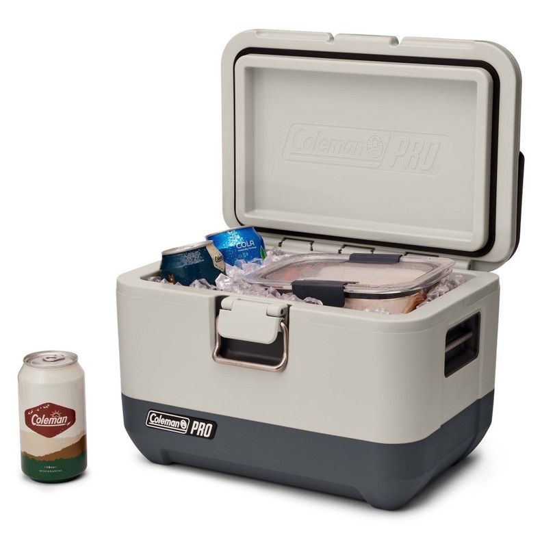 Hard Cooler Beige y Gris Coleman® Pro 9 Qt. 8.5 Lt-4