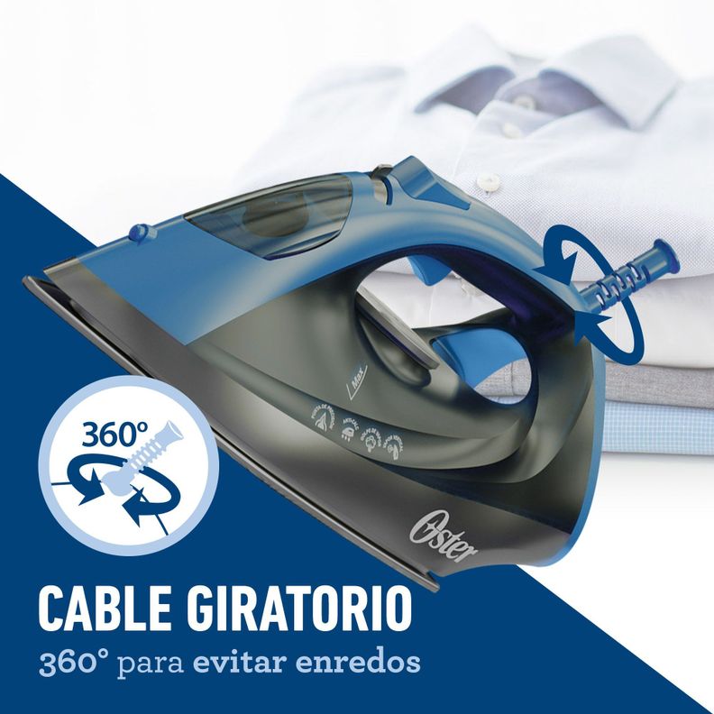Plancha de vapor Oster® con base de cerámica GCSTBS6052-1