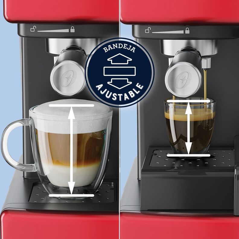 Cafetera automática de espresso roja Oster® PrimaLatte™ BVSTEM6603R-3