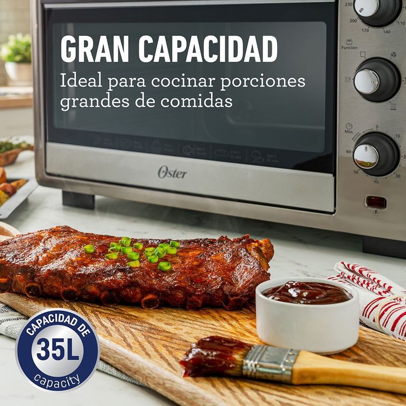 Horno con freidora de aire Oster® de 35L TSSTTVLS35-3