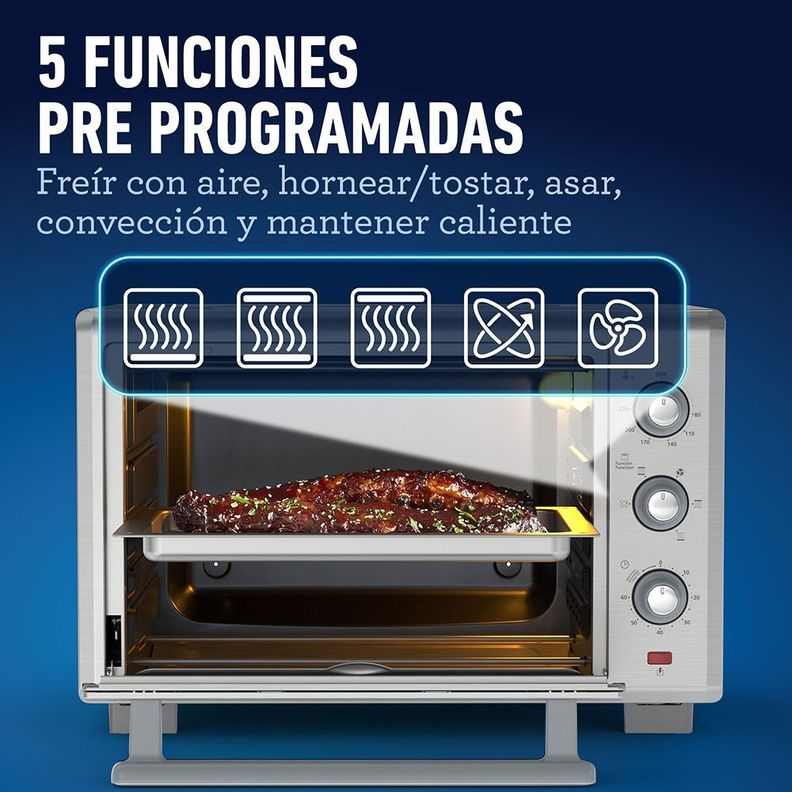 Horno con freidora de aire Oster® de 35L TSSTTVLS35-5