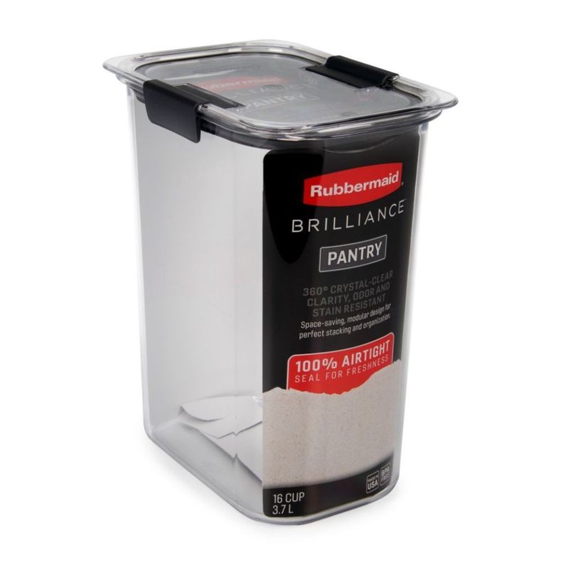 Contenedor de Alimentos Hermético para Despensa Rubbermaid Brilliance 3.7 Lt-2