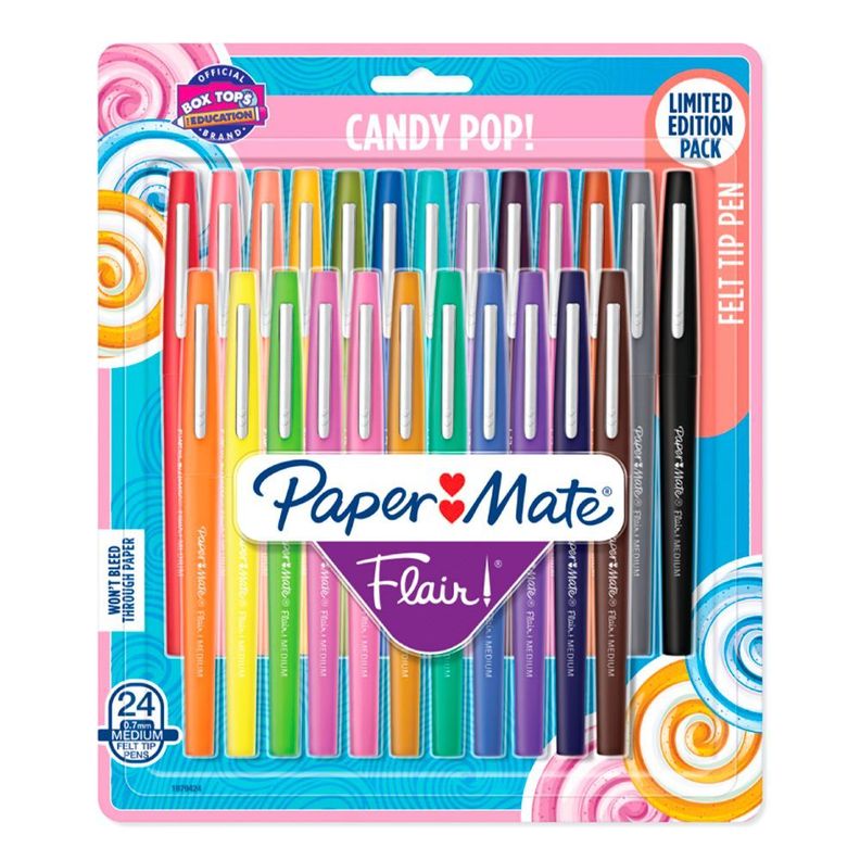 Set 24 Rotuladores Flair Candy Pop Papermate-1