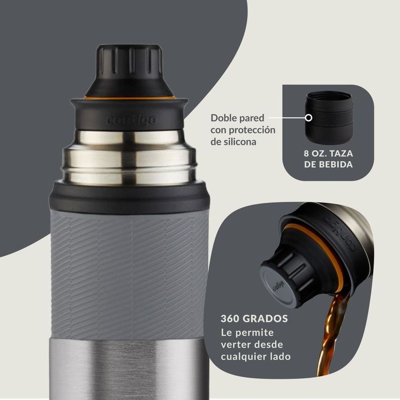 Termo al vacío Thermalock Silver Contigo® 739 ml-4