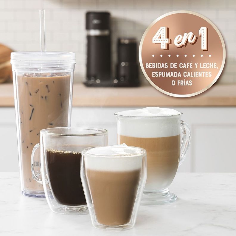 Cafetera Latte Oster® Con Espumador Bvstdc02b-2