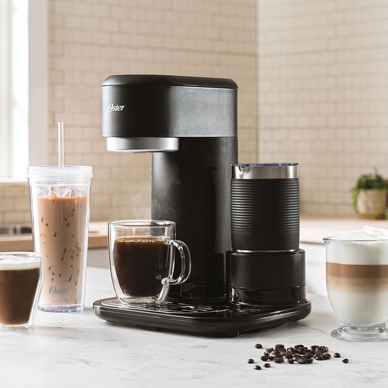 Cafetera Latte Oster® Con Espumador Bvstdc02b-1