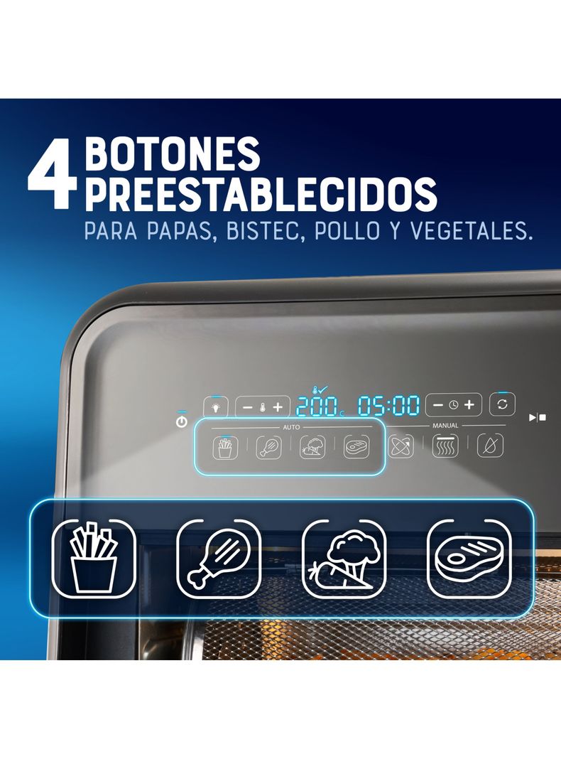 Súper freidora de aire Oster® 10 litros CKSTAFOV3-2