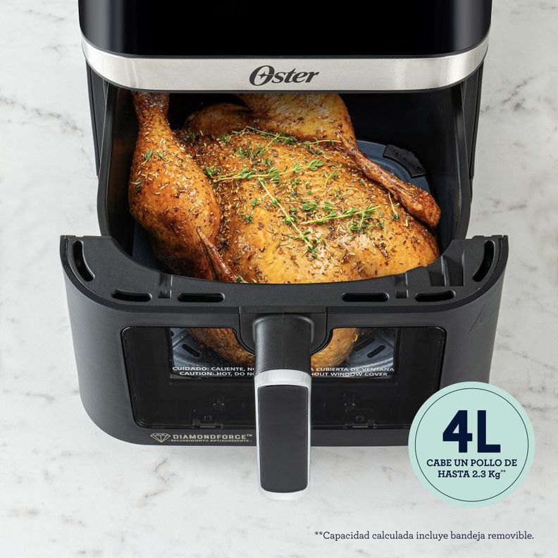 Freidora de Aire Digital 4L Oster DiamondForce 10 Programas Automáticos CKSTAF40WDDF-3