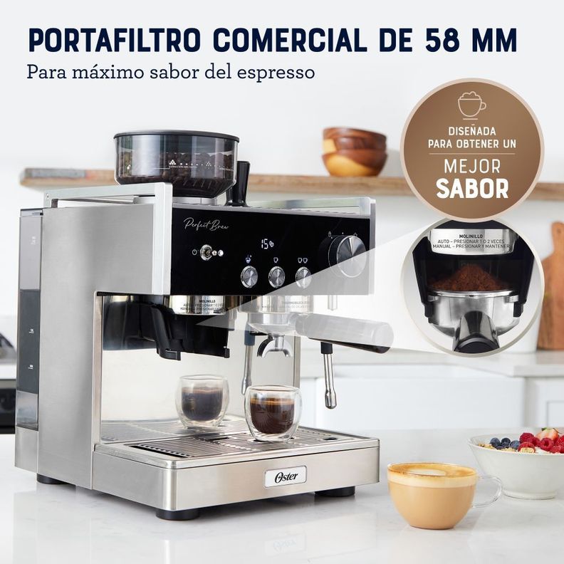 Cafetera para Espresso Oster® Perfect Brew BVSTEM7400-2