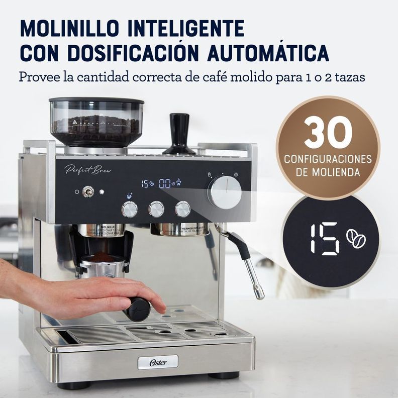 Cafetera para Espresso Oster® Perfect Brew BVSTEM7400-3