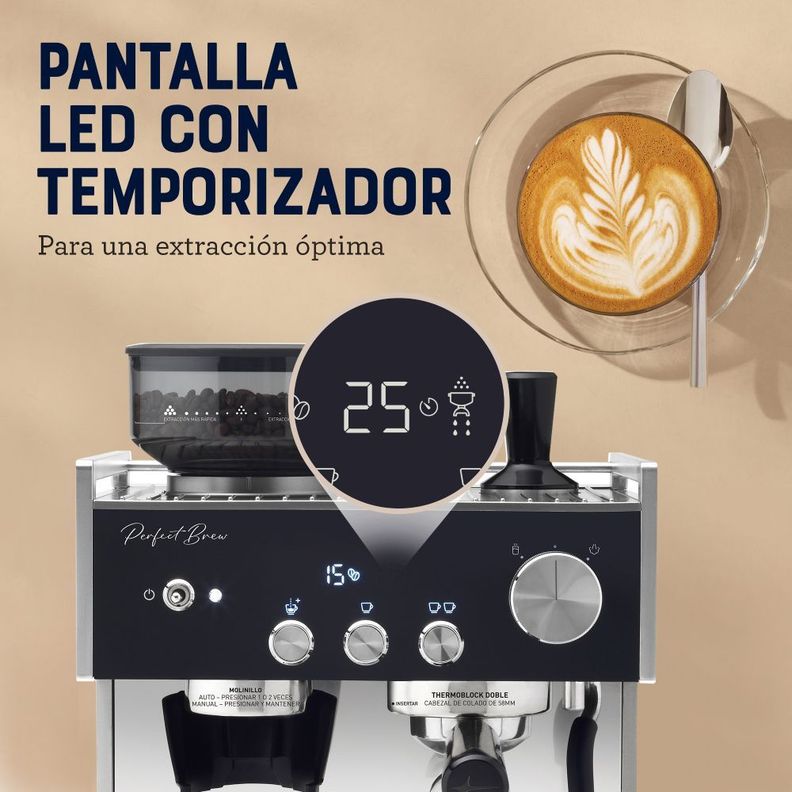 Cafetera para Espresso Oster® Perfect Brew BVSTEM7400-4