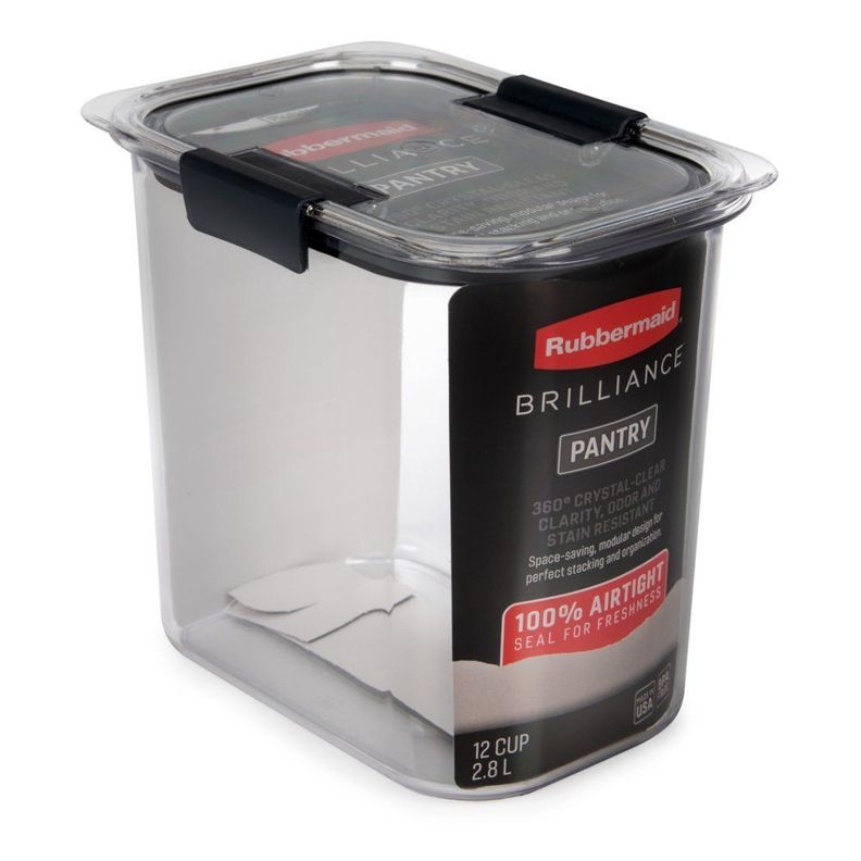 Contenedor de Alimentos Hermético para Despensa Rubbermaid Brilliance 2.8 Lt-1