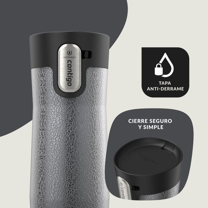 Vaso Térmico West Loop Gris AUTOSEAL ® Contigo® 473 ml-4