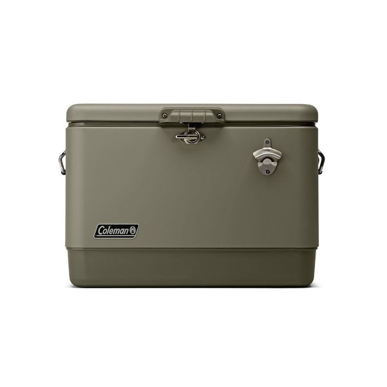 Cooler Coleman Reunion Capacidad 54 Qt / 51 Lt Verde Musgo-0