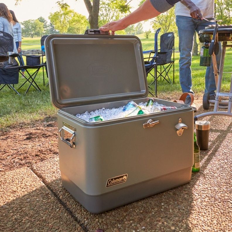 Cooler Coleman Reunion Capacidad 54 Qt / 51 Lt Verde Musgo-6