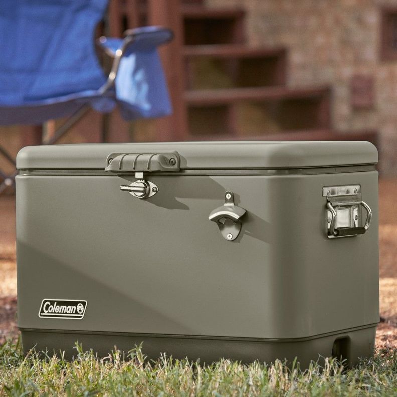 Cooler Coleman Reunion Capacidad 54 Qt / 51 Lt Verde Musgo-7