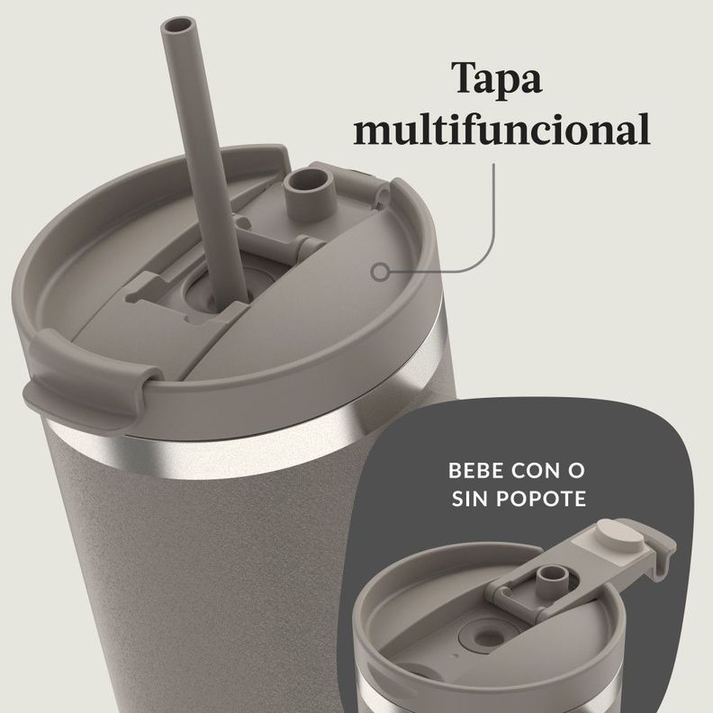Botella Contigo® Streeterville leak-proof 1.18 Lt. Beige-5