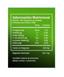 PACK 2 POTES DE CITRATO DE MAGNESIO 1KG C/U-1