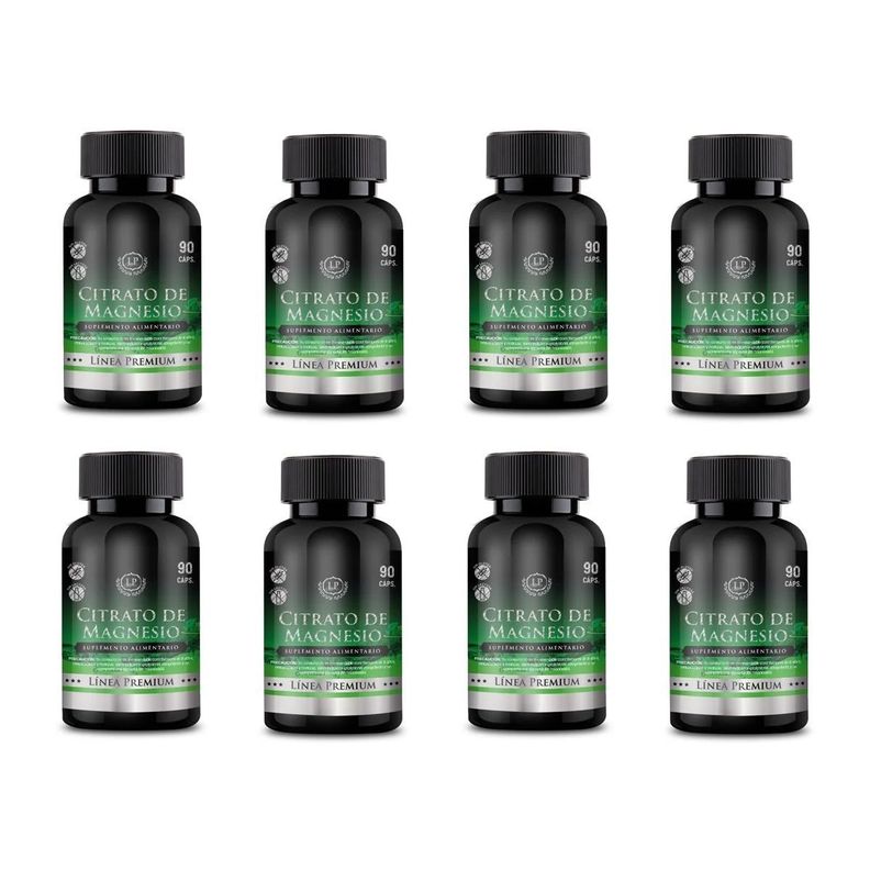 PACK AHORRO 8 CITRATO DE MAGNESIO 90 CAP C/U-0