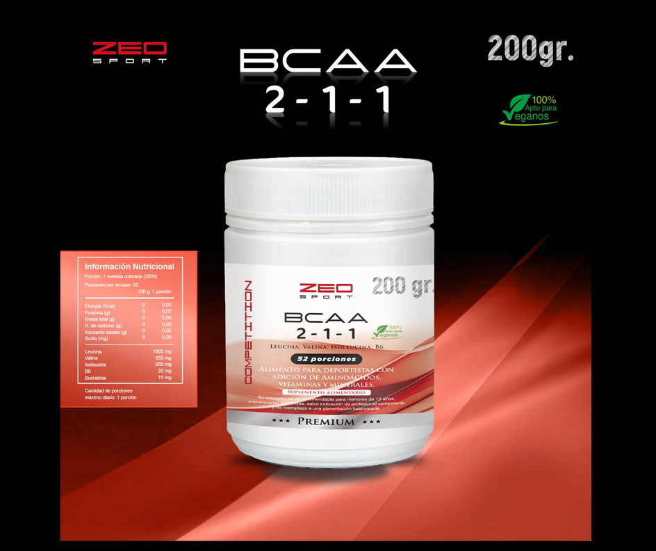 BCAA  en polvo x 200 G.-1