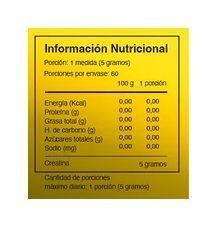 CREATINA MONOHIDRATADA PURA 300GR + 30 CAPSULAS DE CAFEINA ANHIDRA-1