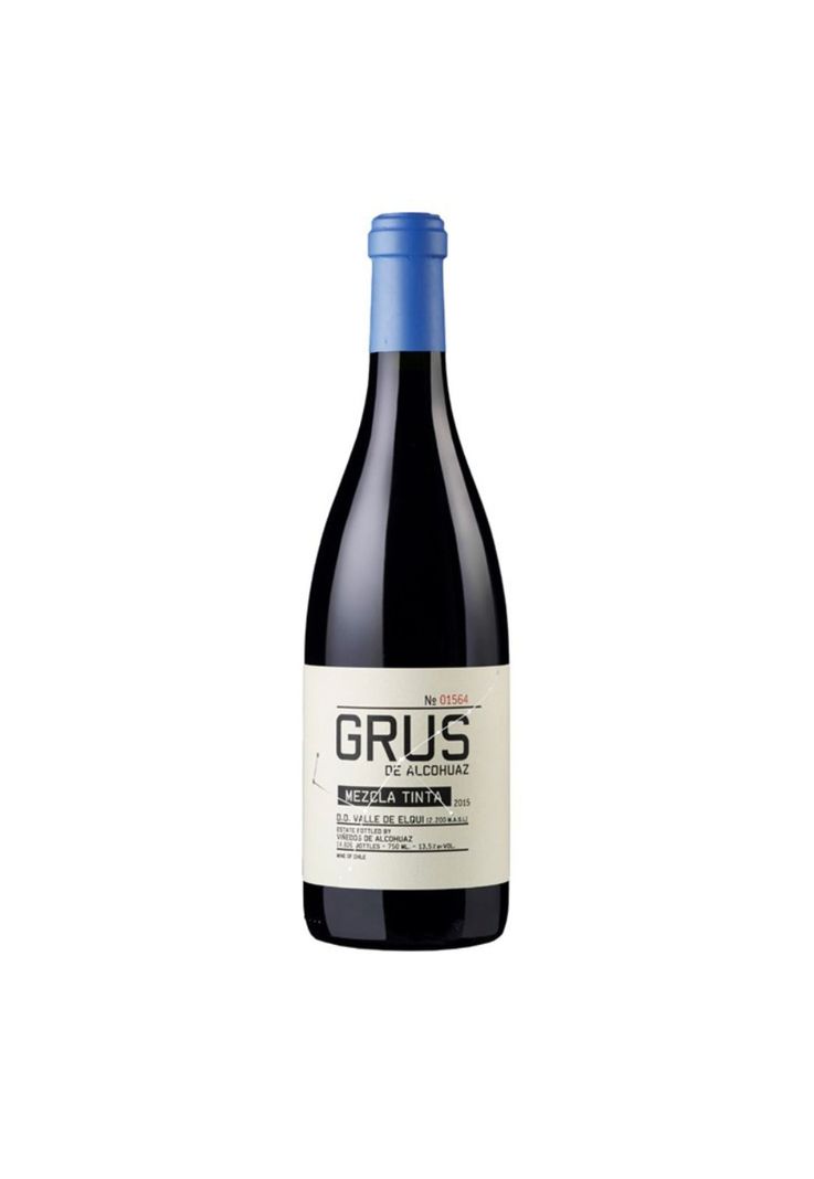 Vino Alcohuaz Grus, Mezcla Tinto Ensamblaje -0