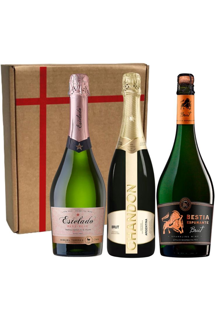 3 Espumantes Mix Burbujas Brut Especiales-0