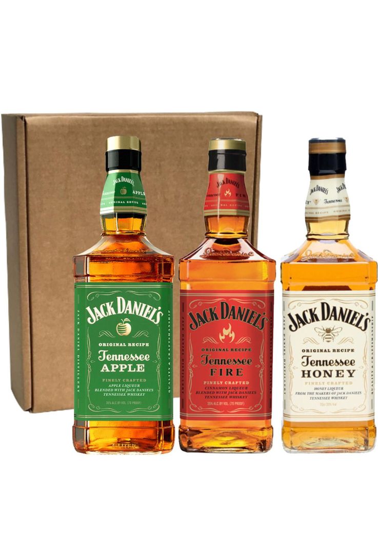 3 Whisky Jack Daniels Collection (Apple, Fire, Honey)-0