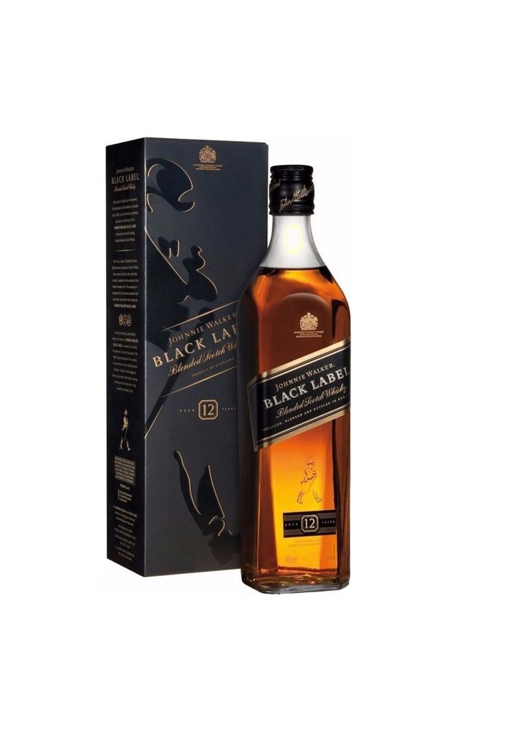 Whisky Johnnie Walker Black, Litro, Scotch Whisky Johnnie Walker