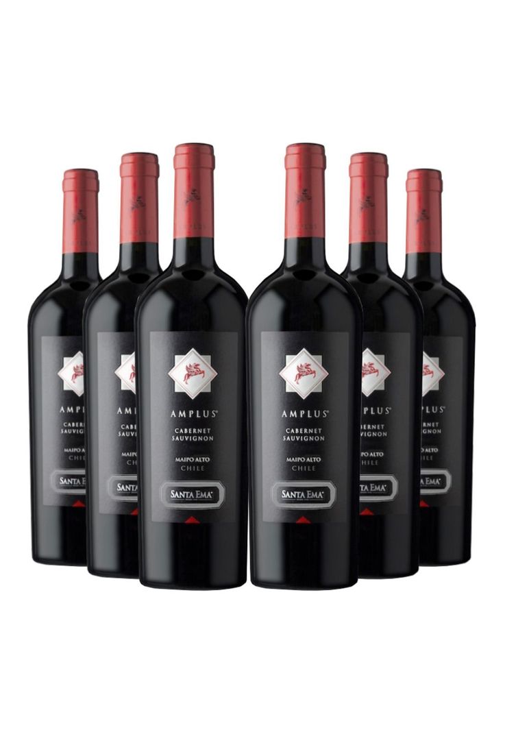 6 Vinos Santa Ema Amplus Caberent Sauvignon Rojo
