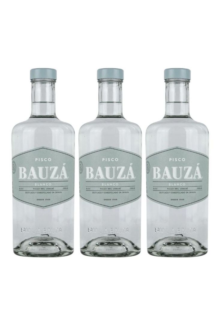 3 Pisco Bauza Transparente (40º 1000ml)-0