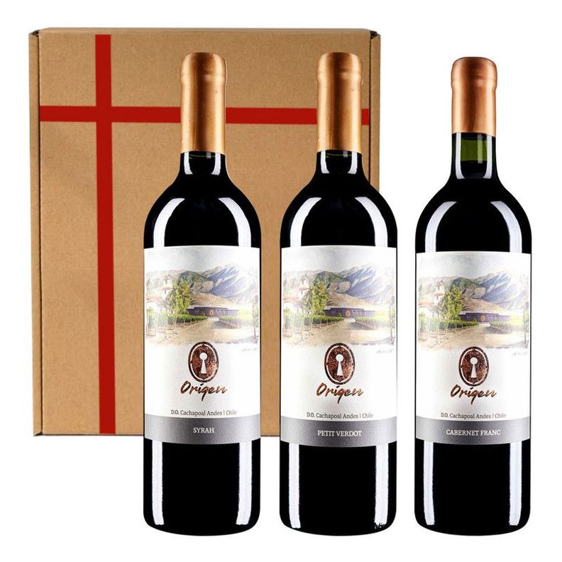 3 Vinos Mix Origen Secreto. Rojo