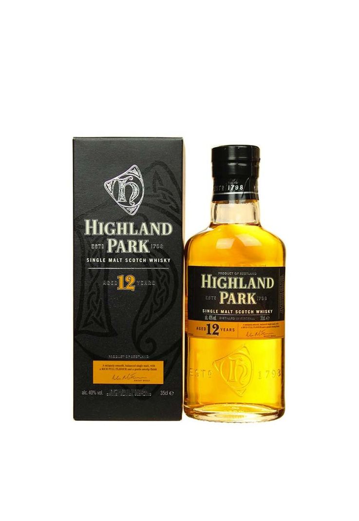 Whisky Highland Park 12 años (350 ml).-0