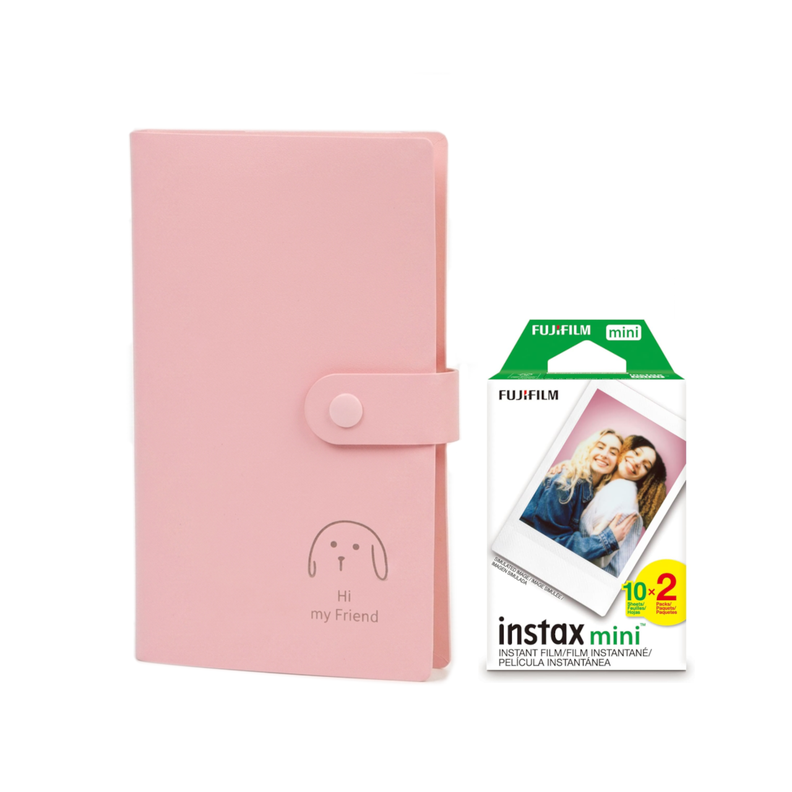 Set Album Fotos Para Instax Mini 240 Bolsillos Pack 20 Film
