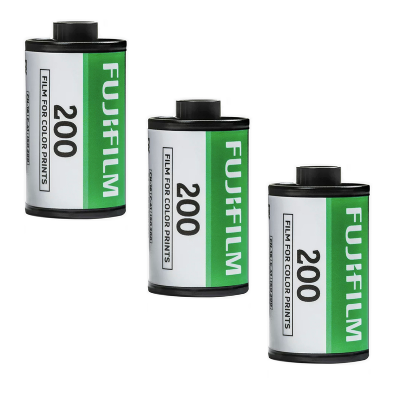 Pack 3 Rollos Fujifilm 35mm ISO 200 36 Exposiciones c/u