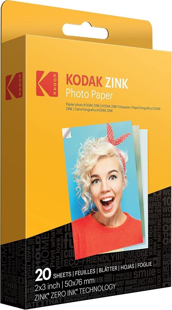 Set Impresora de Fotos Instantánea Kodak Step Blanca + Pack 20 papeles-2